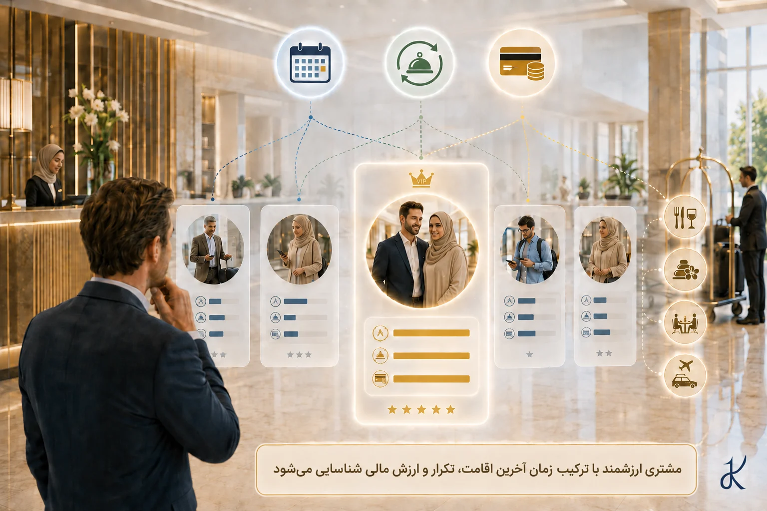تحلیل RFM مشتریان هتل چگونه مشتریان ارزشمند هتل را شناسایی میکند؟