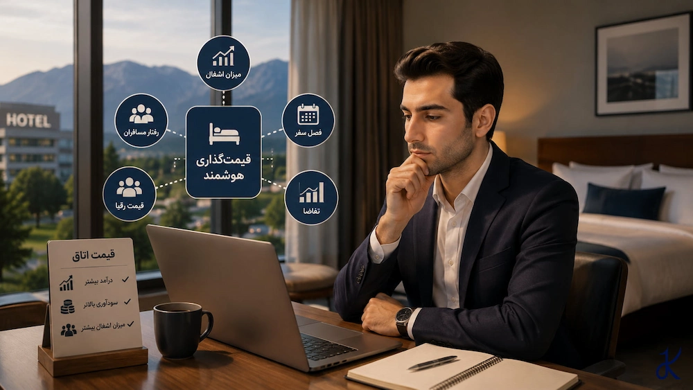مدیریت درآمد هتل با قیمتگذاری هوشمند و پیشبینی تقاضای مهمانان