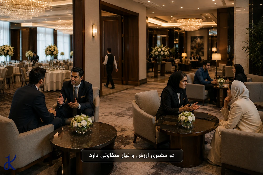 هر مشتری ارزش و نیاز متفاوتی دارد