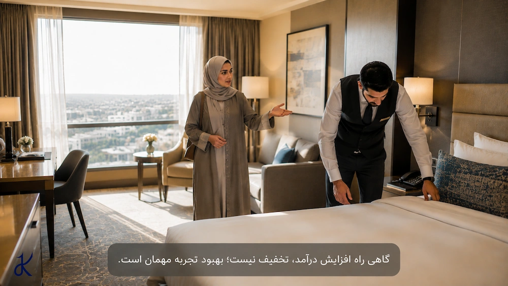 گاهی راه افزایش درآمد تخفیف نیست، بهبود تجربه مهمان است